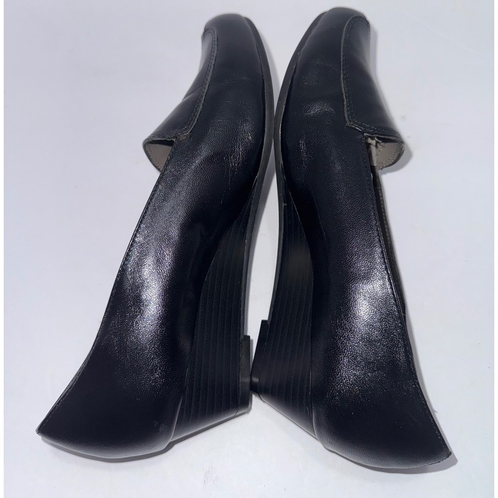 Aerosoles Heel Rest Lovely Wedge Heel Pumps Women Sz 6.5 Preppy Office Work 90s - Picture 6 of 9